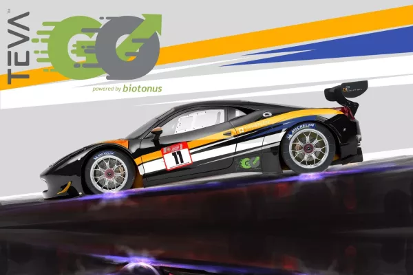 Bild: biotonus ist Hauptsponsor der FERRARI Racing Series